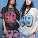 Men's Clothing New Retro Hollow Mesh Rugby Uniform Digital Letter Printing Men And Women Casual Tops_viptrois.com