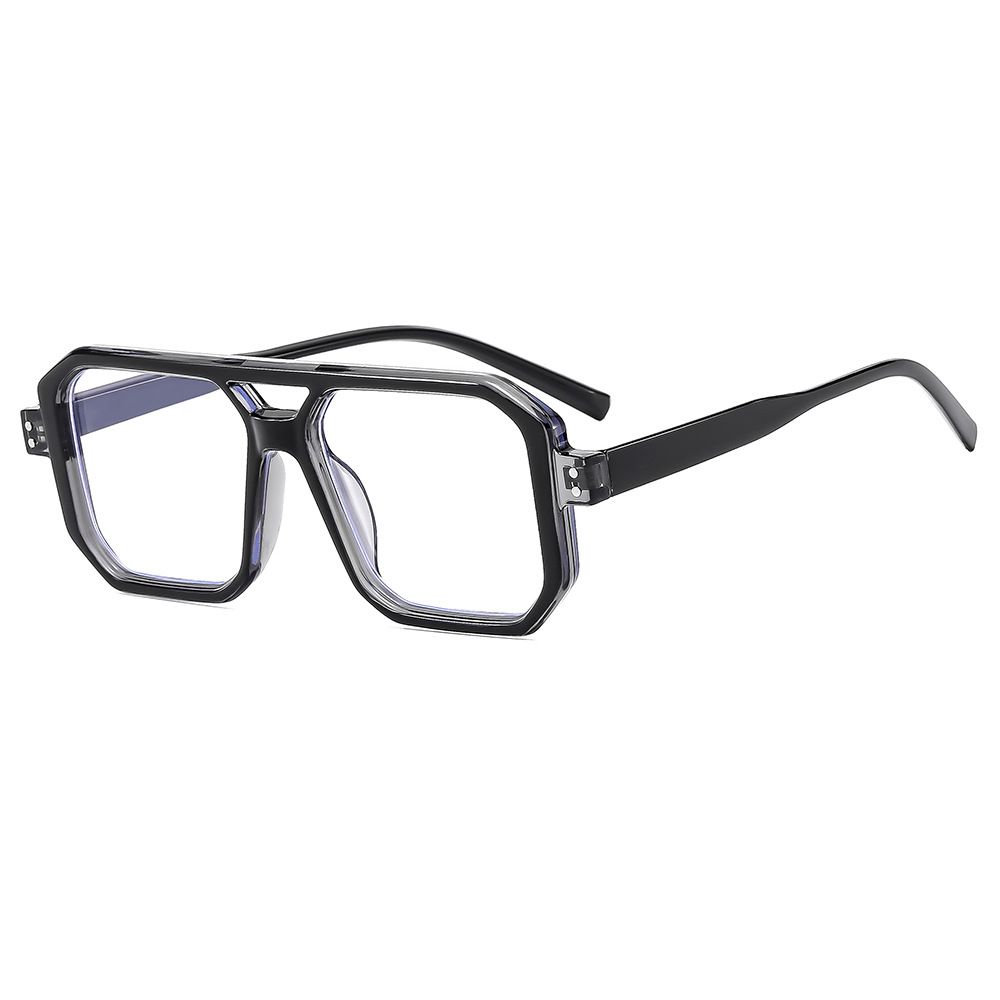 Women's Eyewear Frames Polygonal Tortoise Shell Frame Glasses Fashionable And Stylish For Students With Blue Light Protection And Myopia Glasses_viptrois.com