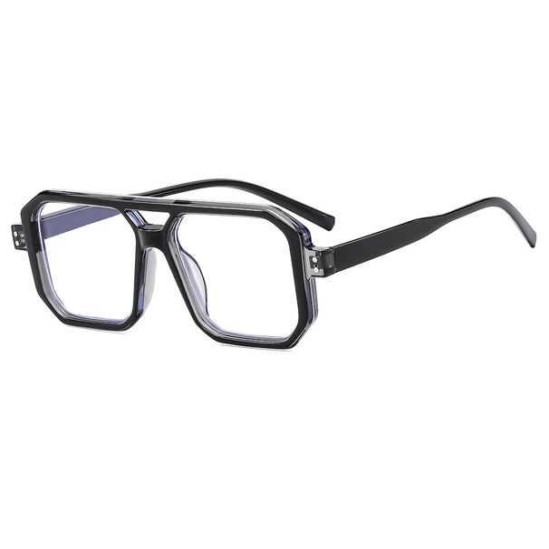 Women's Eyewear Frames Polygonal Tortoise Shell Frame Glasses Fashionable And Stylish For Students With Blue Light Protection And Myopia Glasses_viptrois.com