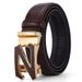 Men's Leather Belt Automatic Buckle Belt New Style Leather Letter Buckle Belt Fashionable All Match_viptrois.com