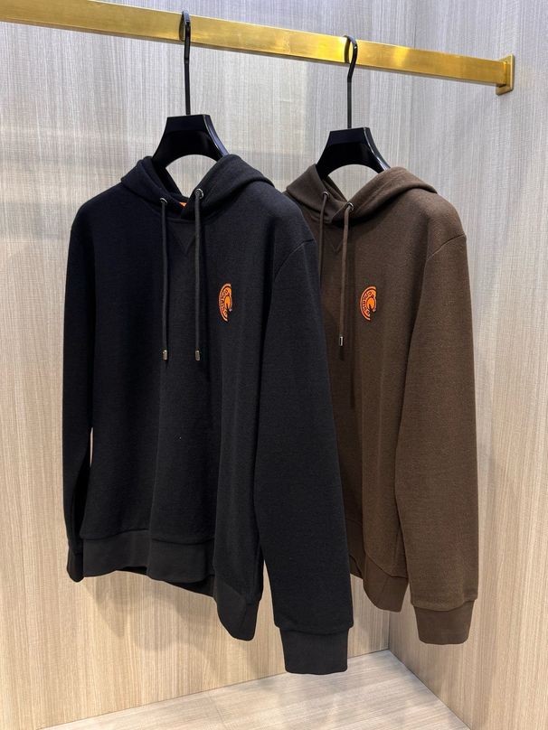 2025 Autumn Wintr Latst Orang Hors Had Embroidrd Logo Mn's Cashmr Swatshirt, Traditional Hoodd Pullovr_viptrois.com