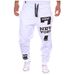 Men's Clothing Ndependent Website Foreign Trade Printed Casual Pants Men's 2025 New Drawstring Sports Pants_viptrois.com