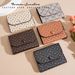 Women's Bags New Style Women's Wallet Coin Purse Letter Heart Flower Material Clutch Bag_viptrois.com