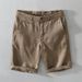 Men's Clothing Summer New Spot Beach Shorts Men's Linen Casual Straight Shorts_viptrois.com