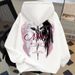 Streetwear Wings Print Hoodie – Unisex Fleece-Lined Pullover With Side Pockets (Black/White/Wine Red/Ash Grey, Sizes M-3XL) | Oversized Fit_viptrois.com