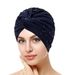 New Women's Single Layer Daily Versatile Hot Diamond Twisted Hat Multi Color Muslim Hoodie_viptrois.com