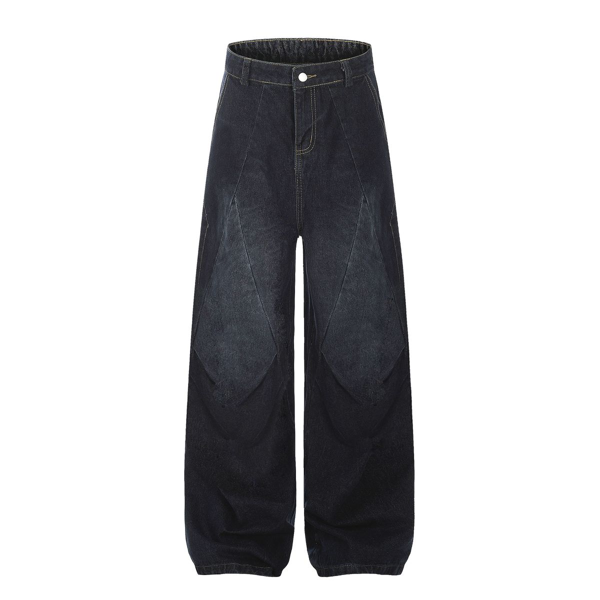 Brand 2025 New Punk Men's Jeans Casual Youth Trendy Straight Pants_viptrois.com
