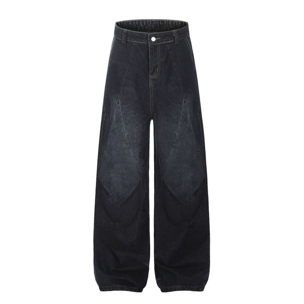 Brand 2025 New Punk Men's Jeans Casual Youth Trendy Straight Pants_viptrois.com