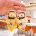 New Skateboard Bear Plush Pendant Creative Cartoon Cute Style Keychain Student Gift Bag Keychain_viptrois.com