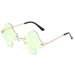 Fashion Mushroom Sunglasses - European & American Style (Trendy Irregular Shape, Women's Celebrity Inspired Glasses)_viptrois.com