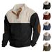 "Men's Henley Neck Pullover – Button-Detail Sportswear (Breathable Cotton, Relaxed Fit)"_viptrois.com