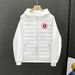 Men's Clothing Winter New Men's Trendy Lightweight Loose Fitting Casual Round Logo Hooded Cotton Jacket_viptrois.com