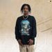 American Street Style Round Neck Long Sleeve English Print T-Shirt Men And Women, Casual Versatile Top For_viptrois.com