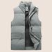 Unisex Quilted Puffer Vest – Lightweight Warm Sleeveless Jacket For Men & Women (Black/Grey/Mint Green, Sizes M-5xl) | Trendy Layering Essential_viptrois.com