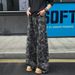 American-style Camouflage Jeans For Men, Autumn High Street Fashion Brand, Large Size, Loose Wide-leg Floor-length_viptrois.com