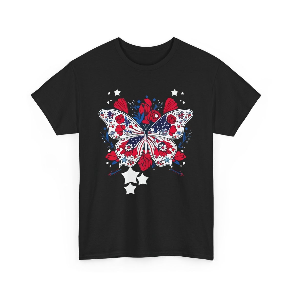Spring Fling T-Shirt Mens Womens Tees Top | Warm Days Floral Pattern Tee | Spring Floral Butterfly_viptrois.com