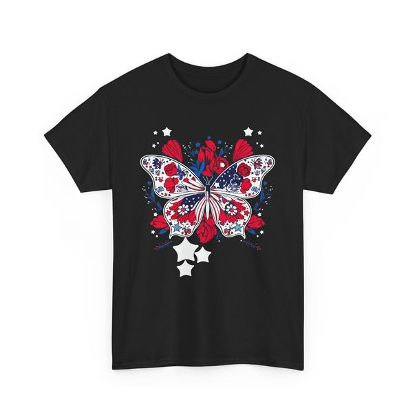 Spring Fling T-Shirt Mens Womens Tees Top | Warm Days Floral Pattern Tee | Spring Floral Butterfly_viptrois.com
