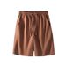 Men's Clothing New Casual Cotton And Linen Shorts New Linen Loose Drawstring Versatile Straight Solid Color Breathable Soft Linen Pants_viptrois.com