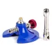 Dental Lab Portable Natural Gas Light Mini Bunsen Burner Double Tube Rotatable Laboratory Heating Tool_viptrois.com