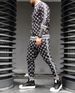 New 3D Printed Zipper Casual Striped Trendy Brand Men's Sweatshirt_viptrois.com