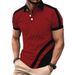 Men's Clothing Summer Polo Shirt Button Men's Fashion Sports Polo Shirt_viptrois.com