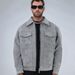 Men's Suede Jacket - Zippered Pocket Lapel Coat | Casual Spring/Fall Outerwear_viptrois.com