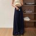 Men's Clothing Retro Dark Blue Wide Leg Jeans Versatile Casual High Waist Niche Design Straight Long Pants_viptrois.com
