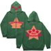Hoodie Sweatshirt Gothic High Street Full Zipper Oversized Unisex Streetwear Y2 Jacket_viptrois.com