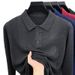 Men's Lightweight Wool Blend Knit Sweater - Long Sleeve Crewneck Pullover For Fall, Casual & Layering (Classic Dad Style)_viptrois.com
