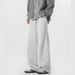 Men's Retro High Street Cargo Pants - Oversized Straight-Leg Joggers With Patchwork Design, Streetwear Essentials For Casual & Urban Style_viptrois.com
