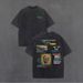 Men's Clothing National Trend Style Letter Printing Men's Pullover Washed Short Sleeved Printed T Shirt Wholesale Wish_viptrois.com