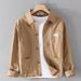 CT Casual Jacket Shirt Coat Loose Fit Pure Fashion Youth Cotton Men's Top 9366_viptrois.com