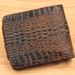 Men's Wallet Fashion Crocodile Wallet Men's Short Coin Personality Hipster Magnetic Buckle Wallet_viptrois.com