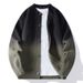Unisex Gradient Knit Cardigan – Oversized Couple’s Sweater (Autumn Soft Yarn, Relaxed Fit, Trendy Color-Blend, Lightweight Layering Coat)_viptrois.com