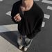 Men's Henley Neck Long Sleeve T-Shirt - Breathable Cotton-Blend Slim Fit Casual Top For Everyday Wear_viptrois.com