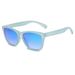 Mirrored Square Sunglasses For Men & Women - High-End UV Protection (Candy Colors, Euro-American Style)_viptrois.com