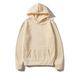 Basic Trend Solid Color Plus Size Hoodie Men's Plain Sports Pullover Sweatshirt_viptrois.com
