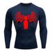 Men's tight sports training long short sleeve T-shirt_viptrois.com