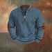 Men's Clothing 3D Digital Print Semi-Zip Knit Sweater Pullover - Lightweight Comfortable Casual Long Sleeve Top For Fall & Winter (Multiple Colors)_viptrois.com
