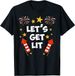 Let's Get Lit Fireworks T-Shirt Mens Womens Tees Top Funny Patriotic Fireworks T-Shirt Mens Womens Tees Top Classic T-Shirt Mens Womens Tees Top_viptrois.com