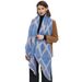 Unisex Looping yarn check Angle scarf for women_viptrois.com