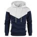 2023 New Color Block Fashion Sweatshirt Men's Casual Sports Top_viptrois.com