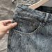 Men's Trendy Washed Jacquard Denim Shorts High Street Style Summer Loose Fit American Retro Cool Five Point Pants_viptrois.com