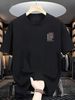 100 Cotton Men's Summer Short Sleeved Round Neck Loose Oversized T-shirt Top Breathable And Comfortable_viptrois.com