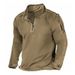 Pure 2025 Spring Autumn European And American Men's Fashion Export Independent Station T-Shirt Outdoor Zipper Pocket_viptrois.com