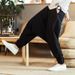 New Harem Men Solid Loose Casual Korean Style Cotton Plus Size Sweatpants Hot Sale Male Trousers Mens Pants_viptrois.com