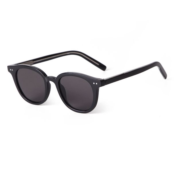 Women's Glasses New Fashion Retro Rivet Sunglasses Sunglasses For Women High End Anti Ultraviolet Frosted Black Versatile Glasses_viptrois.com