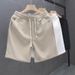Wagner White Loose Straight Leg Men's Shorts Trendy Brand Versatile Five Point Pants Summer New Style_viptrois.com