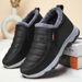 Women's Shoes Cotton Shoes For Women Winter New Shoes For Women Foreign Trade Couple Walking Shoes Plus Velvet Thickened Unisex Snow Boots For Women_viptrois.com