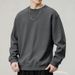 Sweatshirt Spring And Autumn New Round Neck Loose Thickened Hoodss Pullover Top Youth Long Seve Men's Jacket_viptrois.com